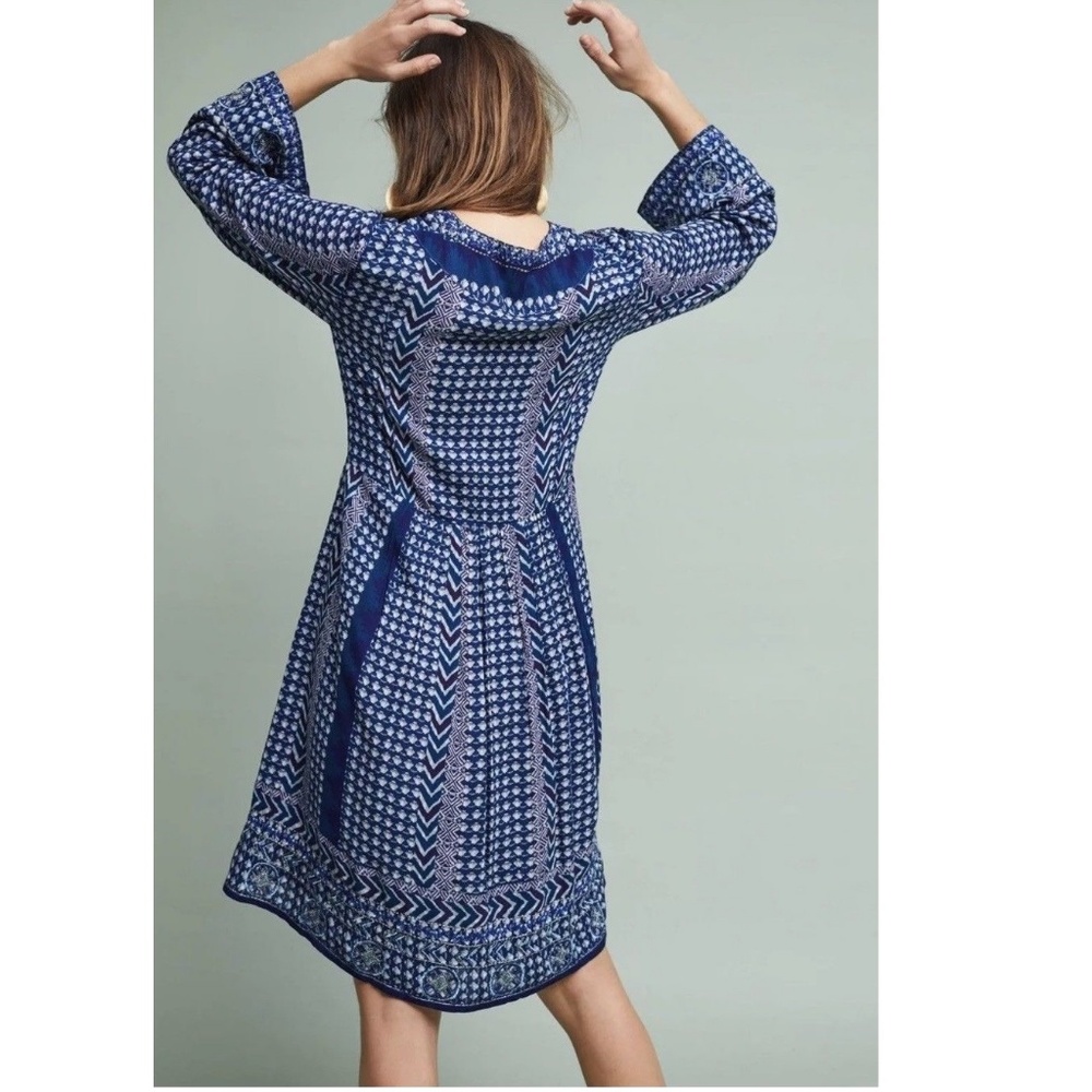 Anthropologie Sierra Embroidered Shift Dress - Picture 2 of 3